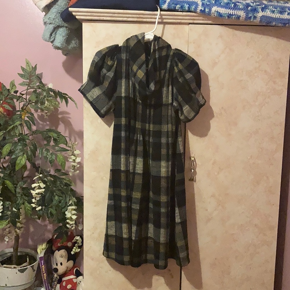 Plaid midi dress large from JH collectibles
